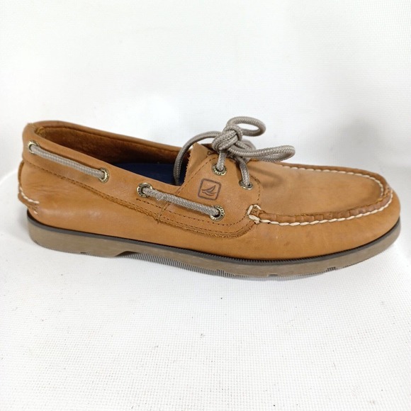 Sperry Top-Sider Leeward 0777894 Tan Leather Slip On Boat Shoes (Men\'s US 7M) main image 6